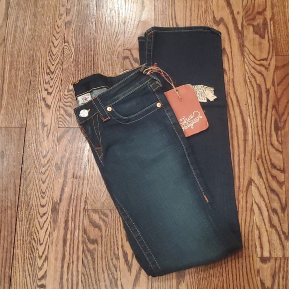 NWT True Religion Jeans Johnny, sz 28 - Picture 2 of 4